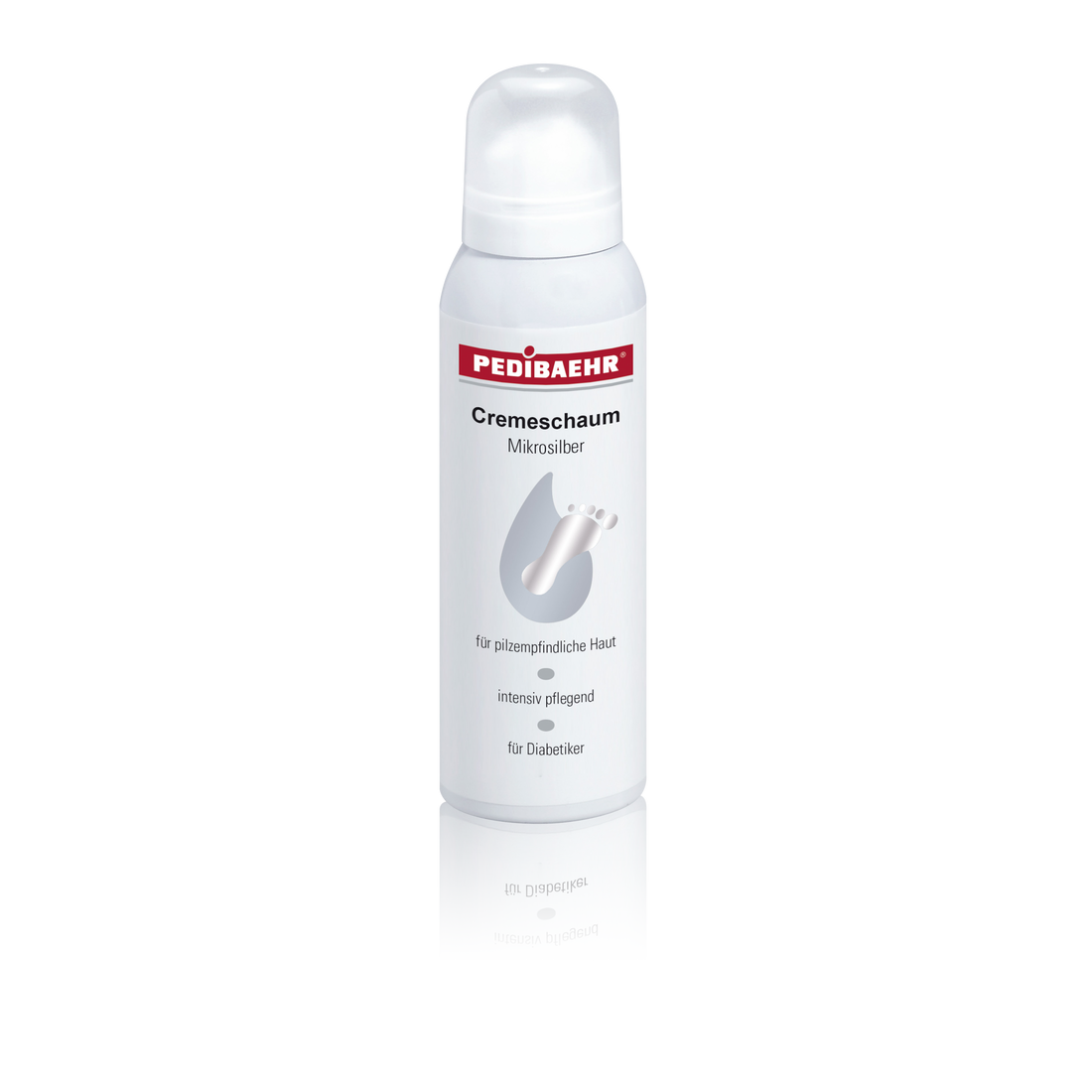 Pedibaehr Cremeschaum Mikrosilber 125ml