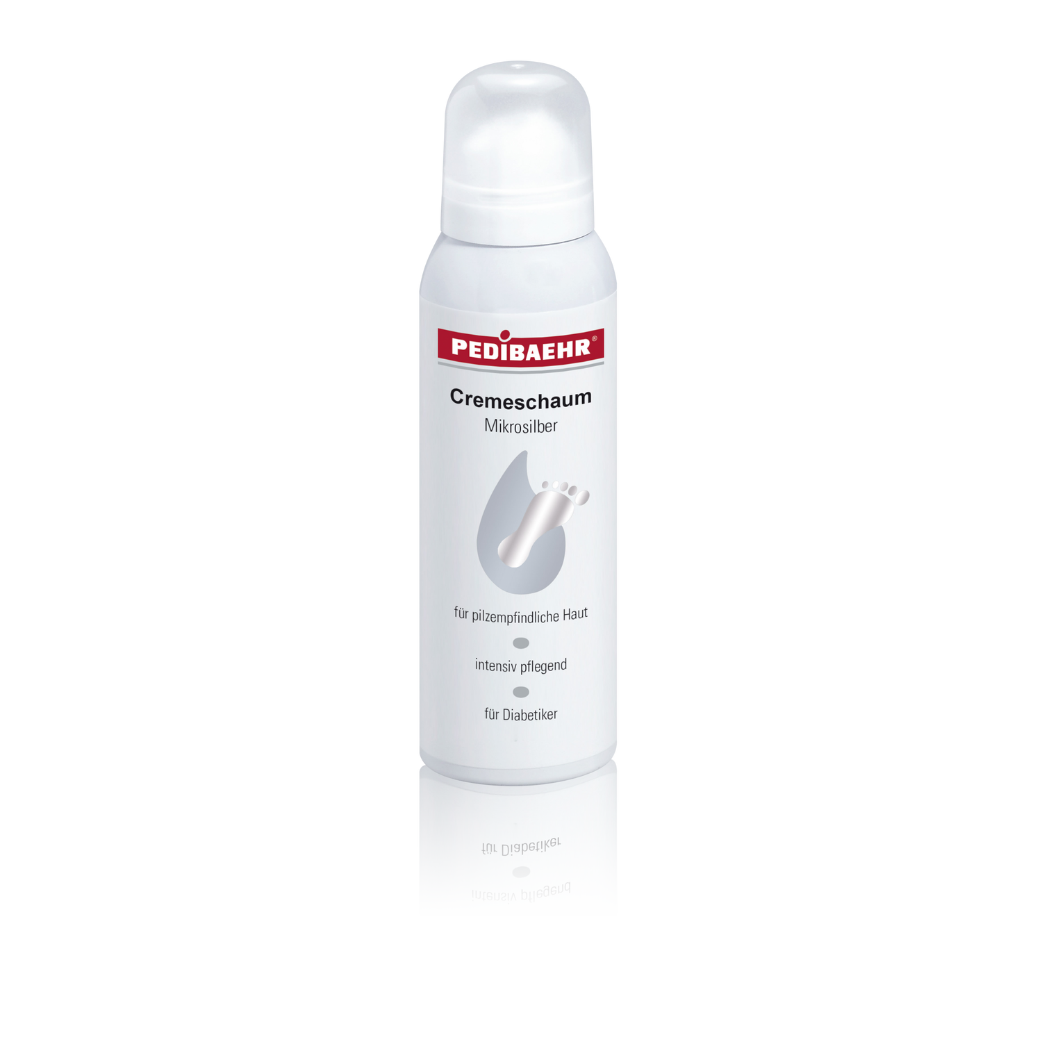 Pedibaehr Cremeschaum Mikrosilber 125ml