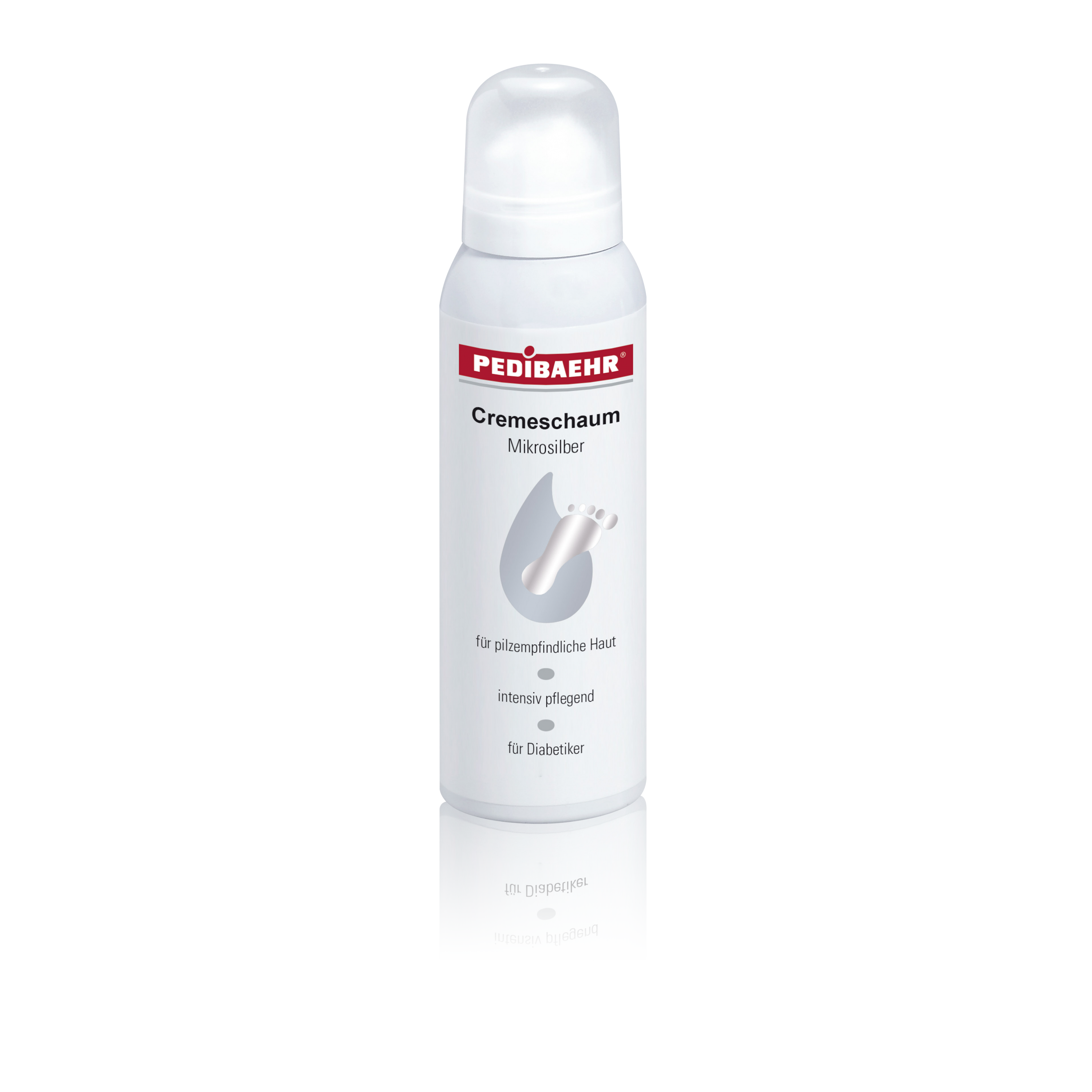 Pedibaehr Cremeschaum Mikrosilber 125ml