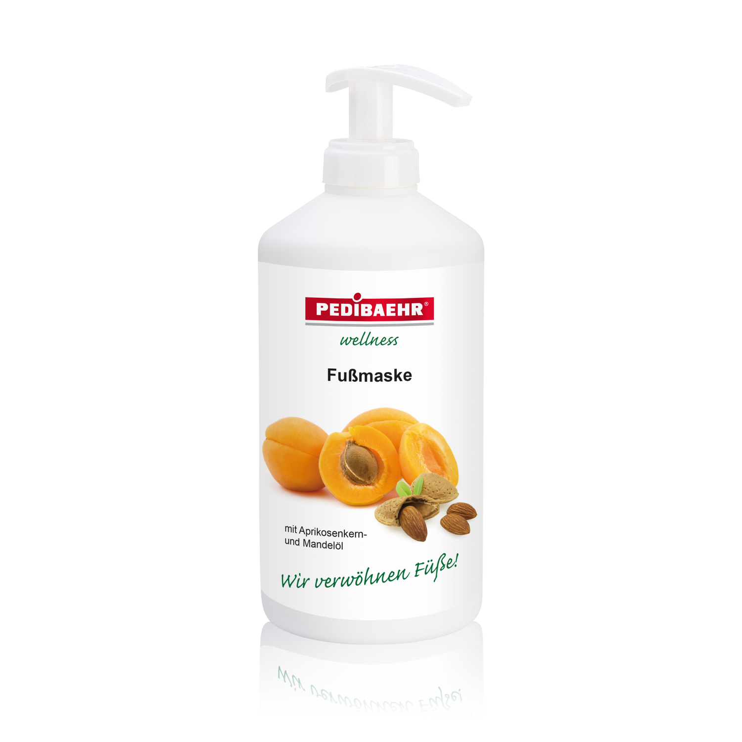 Pedibaehr Fußmaske mit Aprikosenkern- und Mandelöl 500ml