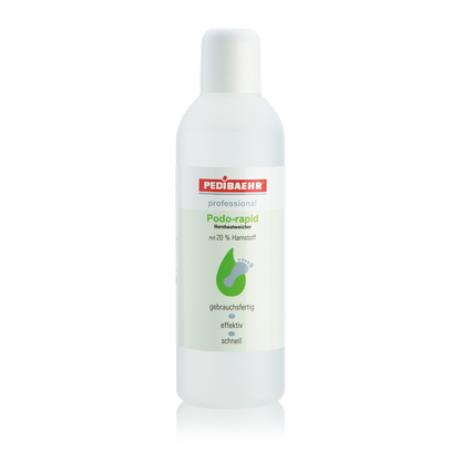 Pedibaehr Hornhautweicher Podo-rapid mit 20% Harnstoff 200ml