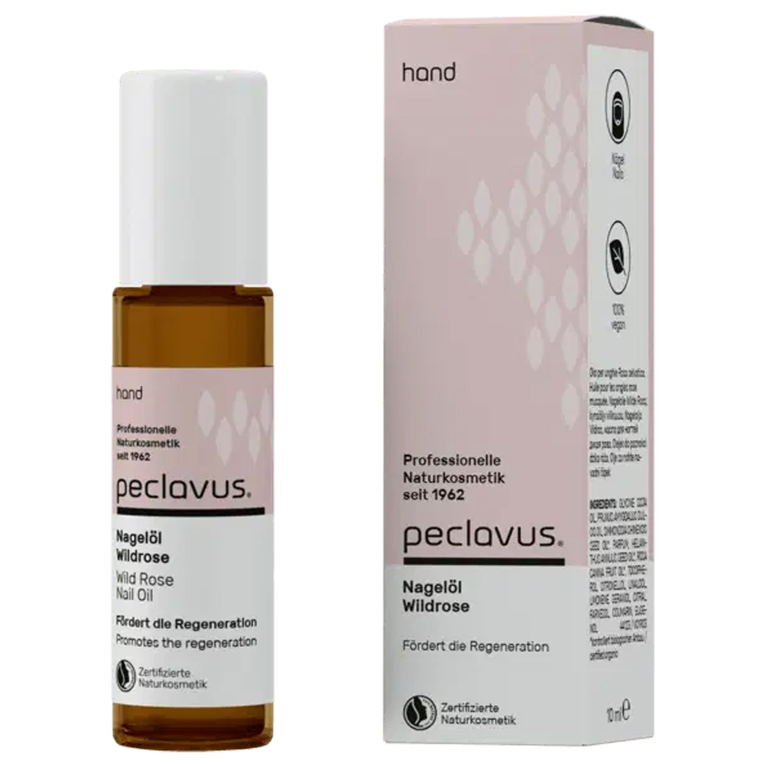 Peclavus hand Nagelöl Wildrose | Regenerieren| Roll-on