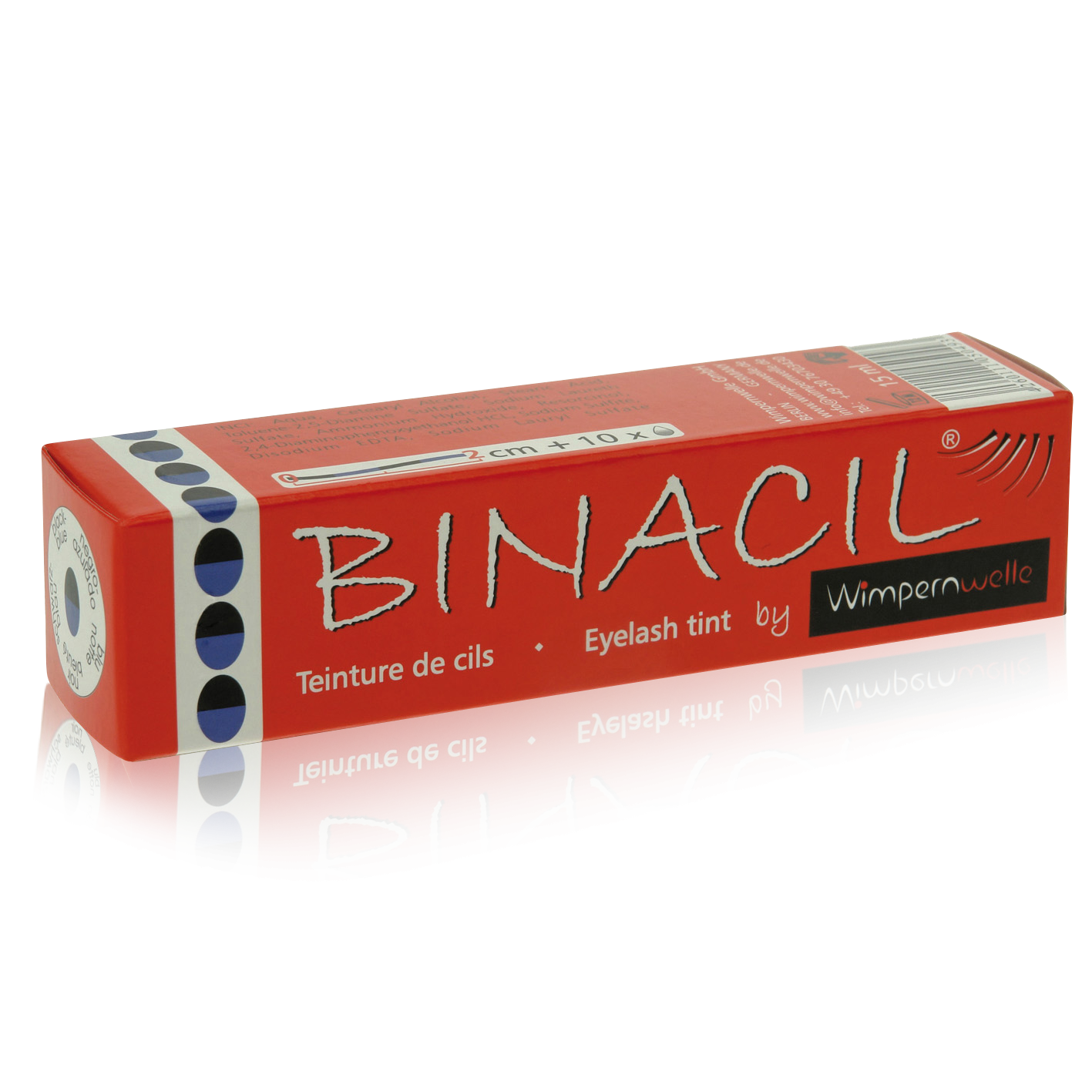 BINACIL Wimpern-und Augenbrauenfarbe, blauschwarz 15g