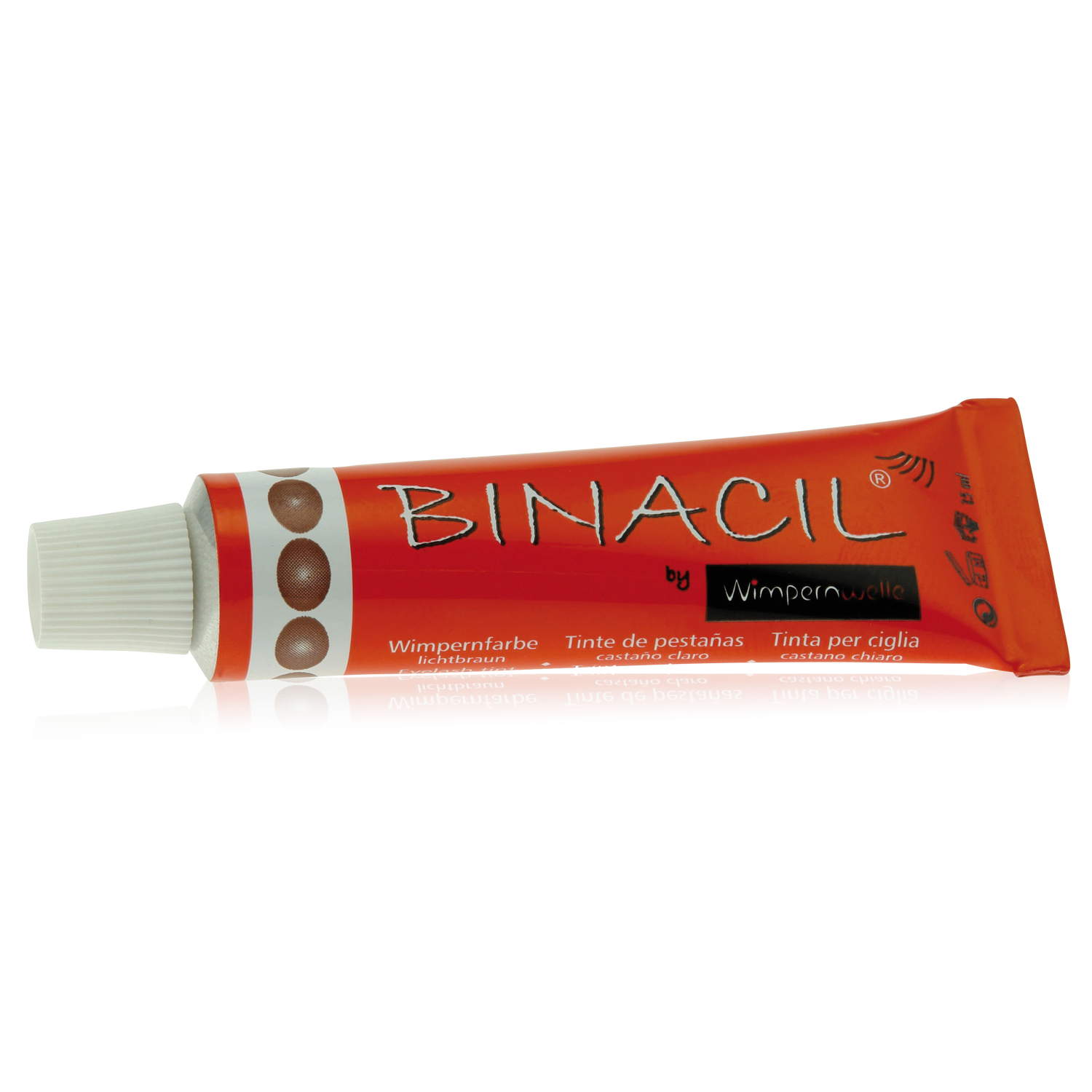 BINACIL Wimpern-und Augenbrauenfarbe, lichtbraun 15g