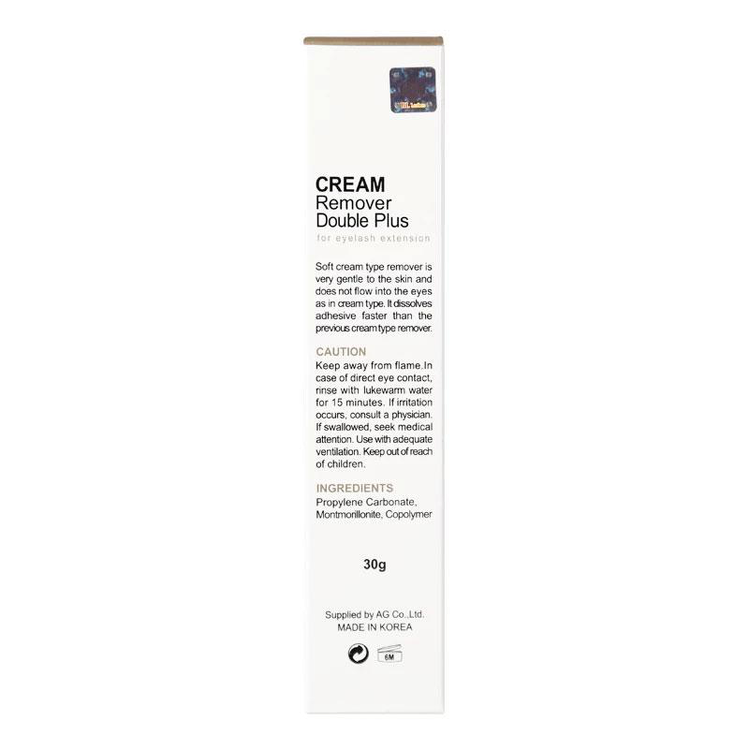 BL Lashes Wimpern Cream Remover Double Plus (30g)