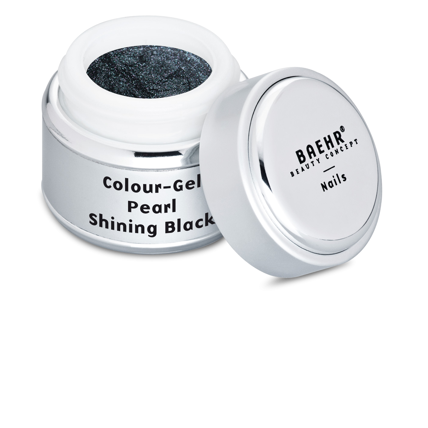 Beahr Beauty Concept Farbgel pearl shining black 5 ml