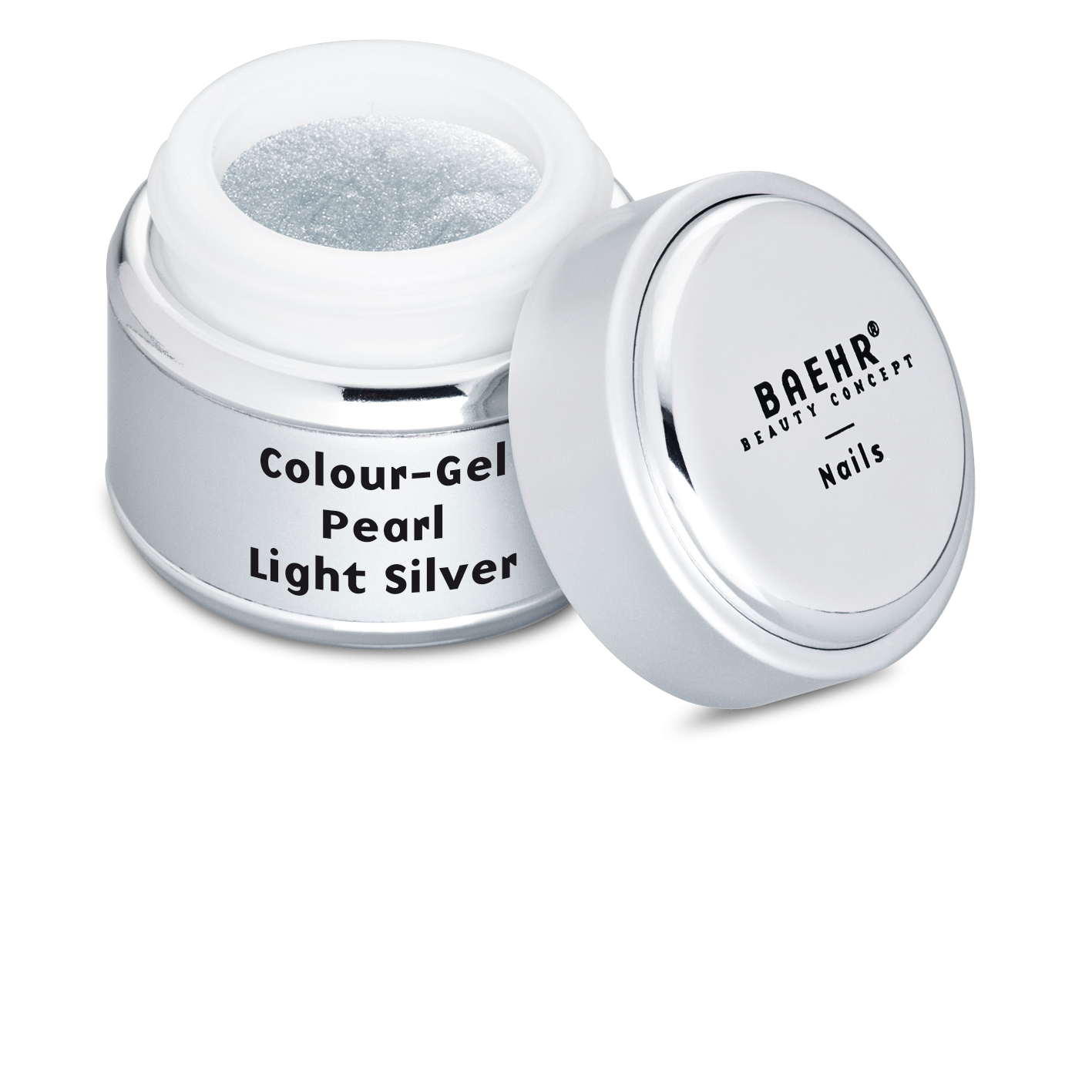Beahr Beauty Concept Farbgel pearl light silver 5 ml