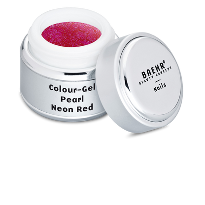 Beahr Beauty Concept Farbgel pearl neon red 5 ml