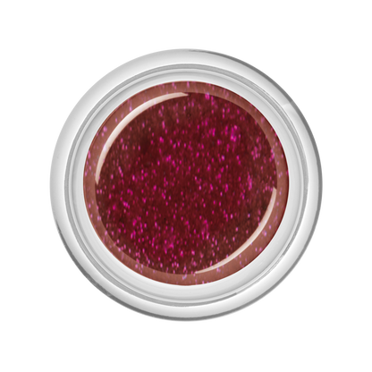 Beahr Beauty Concept Farbgel glitter cranberry fine 5 ml