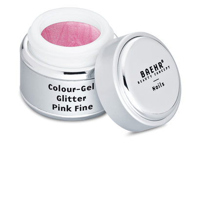 Beahr Beauty Concept Farbgel glitter pink fine 5 ml