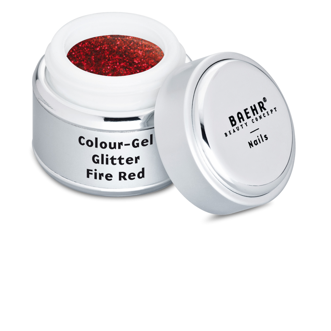 Beahr Beauty Concept Farbgel glitter fire red 5 ml