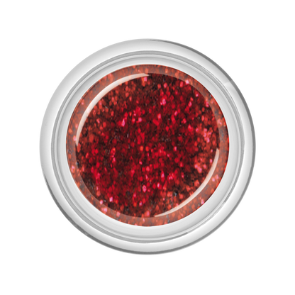 Beahr Beauty Concept Farbgel glitter fire red 5 ml