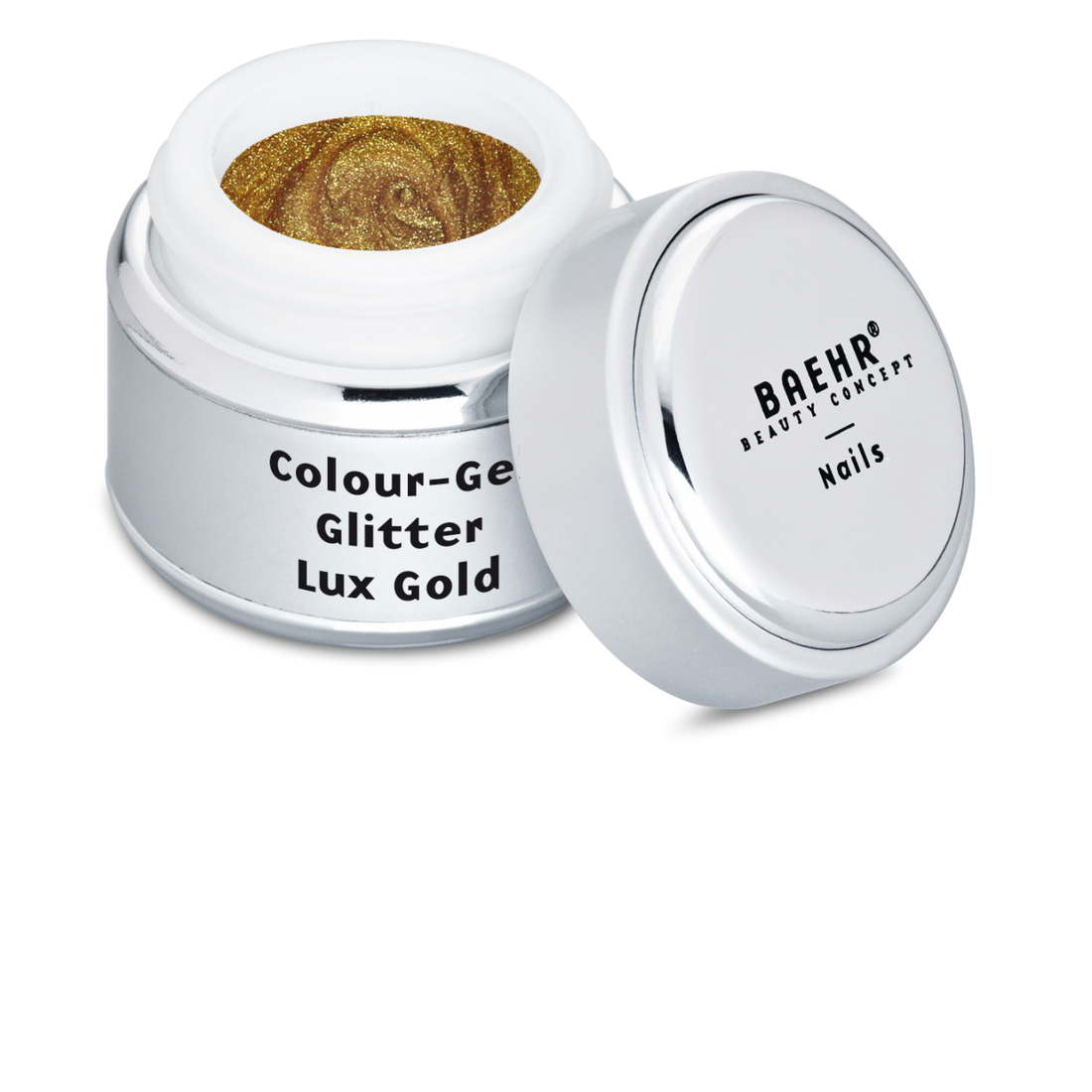 Beahr Beauty Concept Farbgel glitter lux gold 5 ml