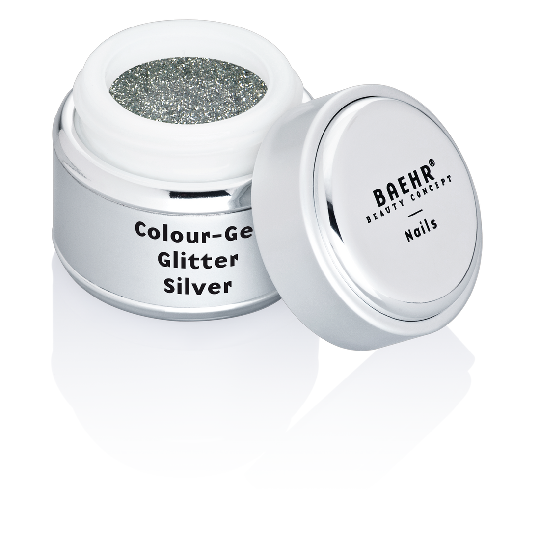 Beahr Beauty Concept Farbgel glitter silver 5 ml