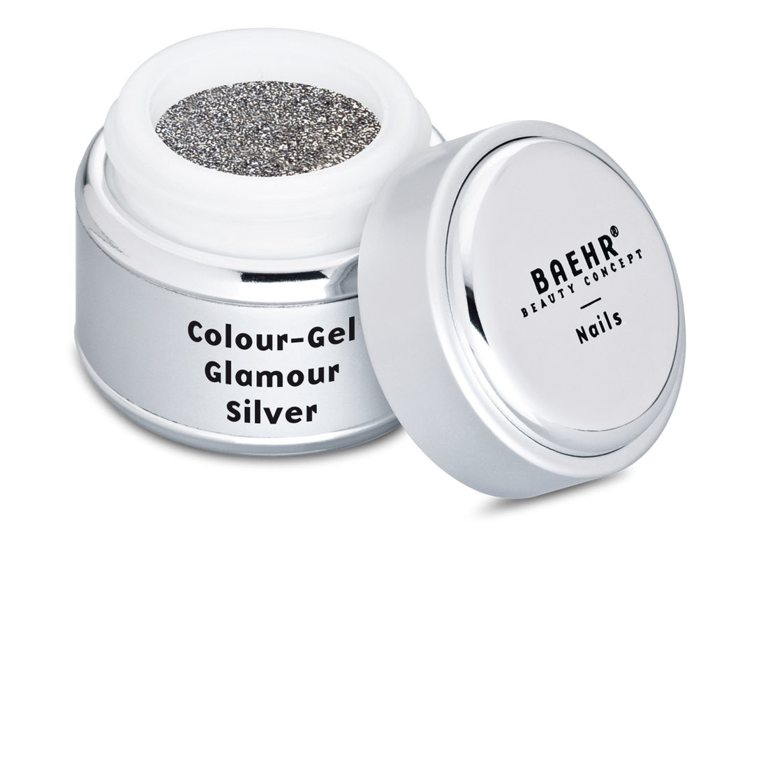Beahr Beauty Concept Farbgel glamour silver 5 ml
