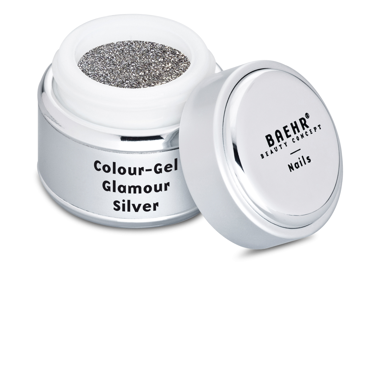 Beahr Beauty Concept Farbgel glamour silver 5 ml