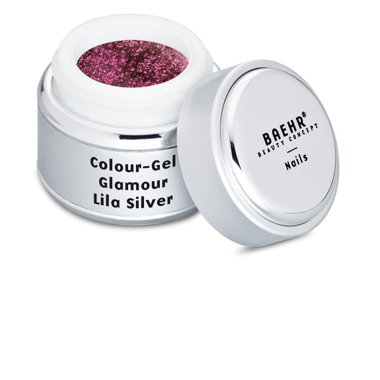 Beahr Beauty Concept Farbgel lila silver 5 ml