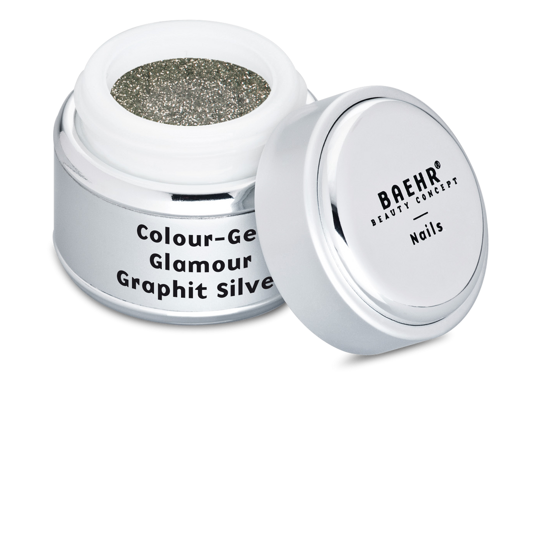 Beahr Beauty Concept Farbgel glamour graphit silver  5 ml