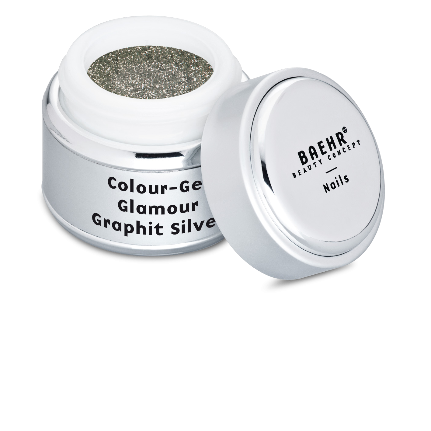 Beahr Beauty Concept Farbgel glamour graphit silver  5 ml