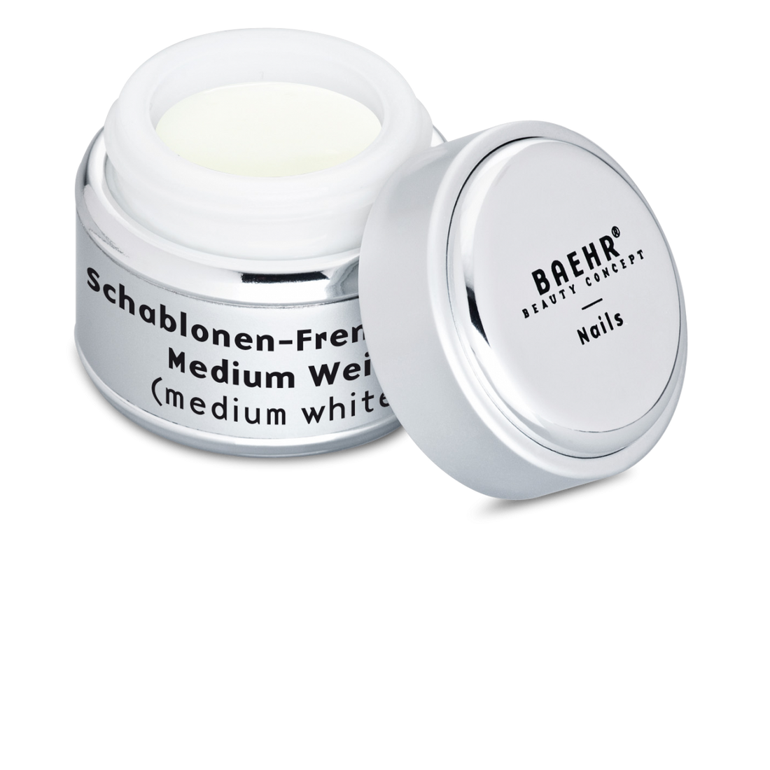 Beahr Beauty Concept Schablonen French-Gel medium weiss 15 ml