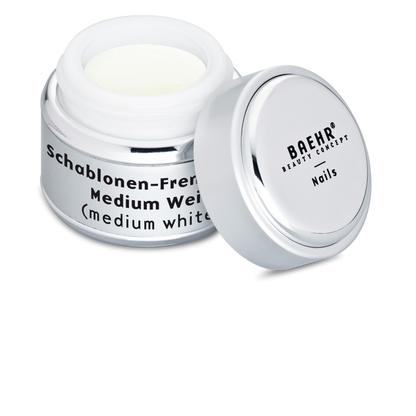 Beahr Beauty Concept Schablonen French-Gel medium weiss 15 ml