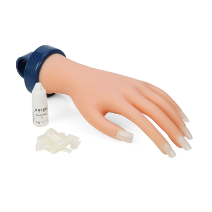 Beahr Beauty Concept Übungshand (1 Paar) inkl. 10 Tips 1 Tipkleber