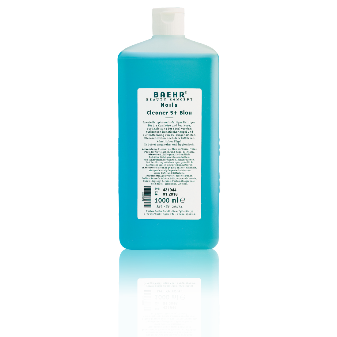 Beahr Beauty Concept Cleaner 5+ blau 1000 ml