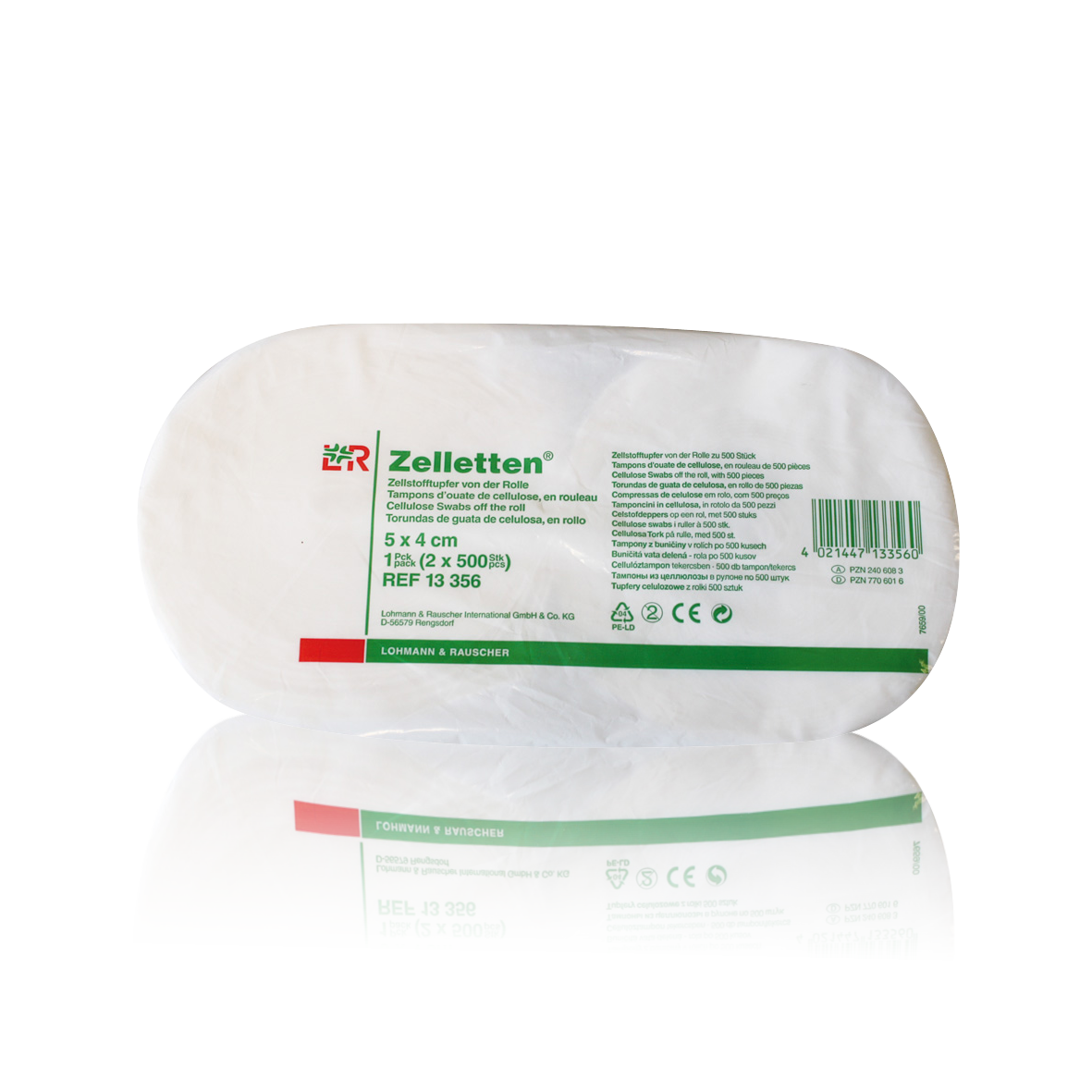 Beahr Beauty Concept Zellstoff-Tupfer 4x5 cm (2 Rollen à 500 im Beutel)