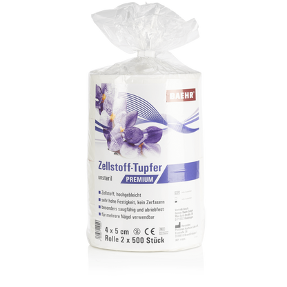 Beahr Beauty Concept Zellstoff-Tupfer Premium 1 Beutel (2 x 500 stk.)