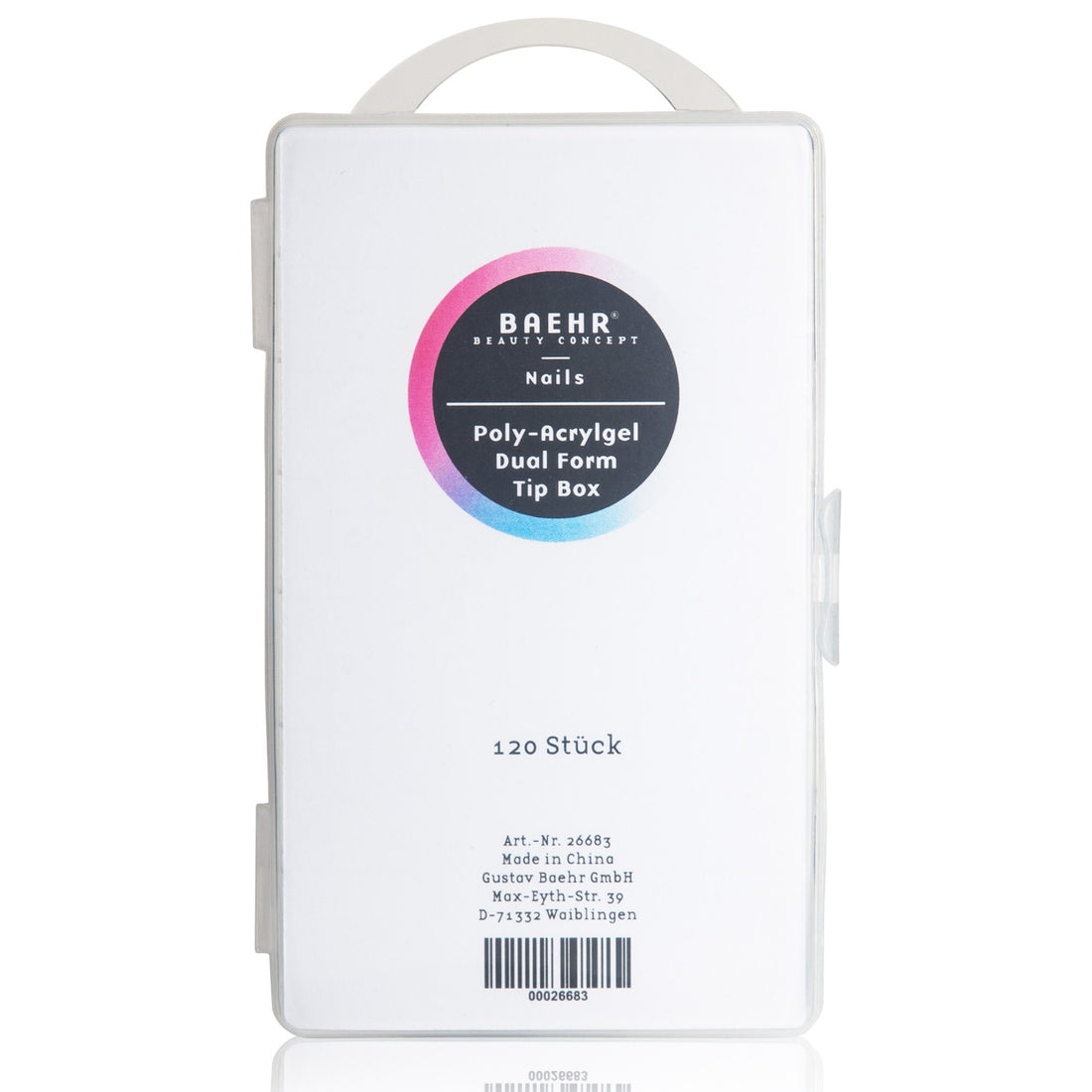 Beahr Beauty Concept Poly-Acrylgel dual form Tip Box