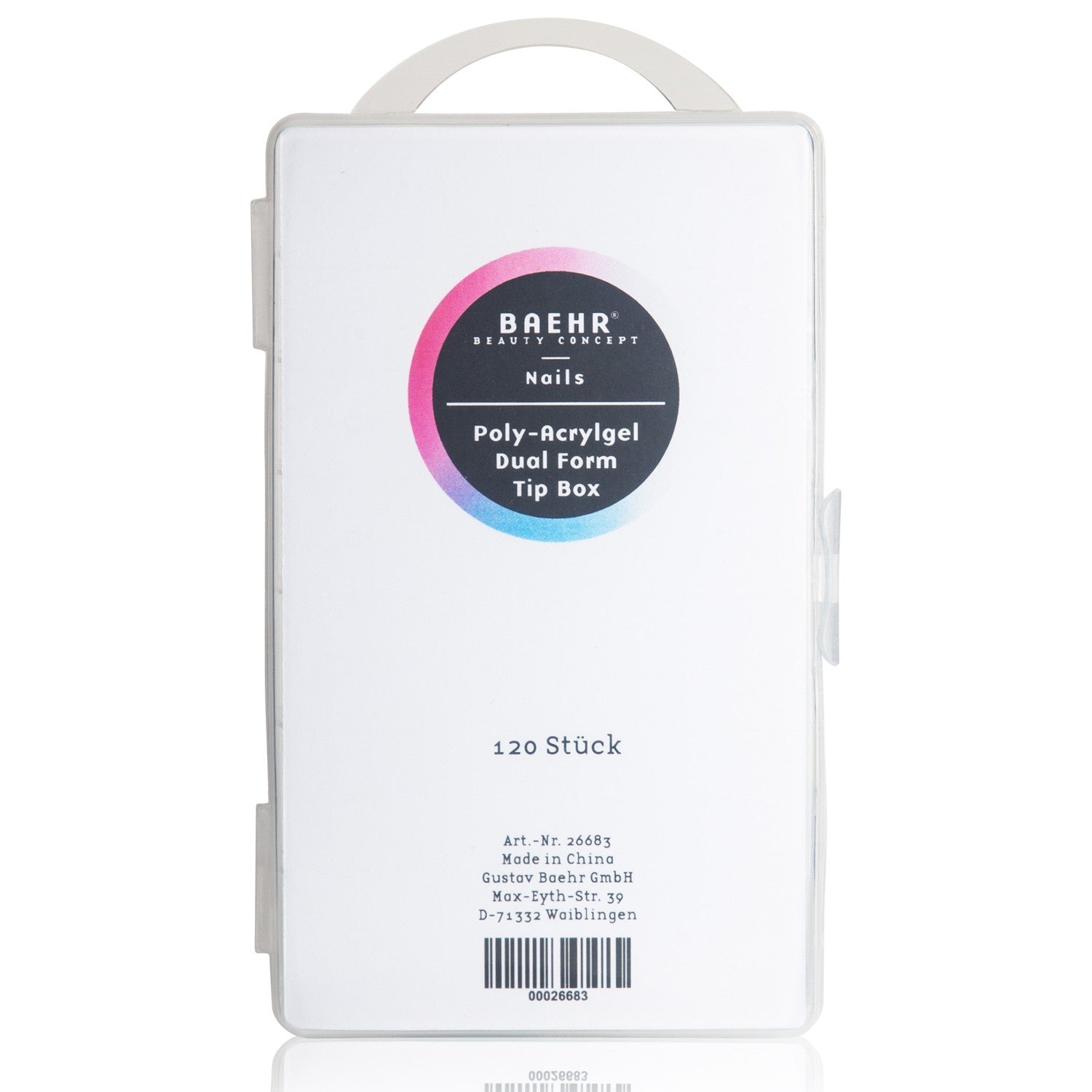 Beahr Beauty Concept Poly-Acrylgel dual form Tip Box