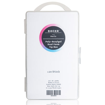 Beahr Beauty Concept Poly-Acrylgel dual form Tip Box
