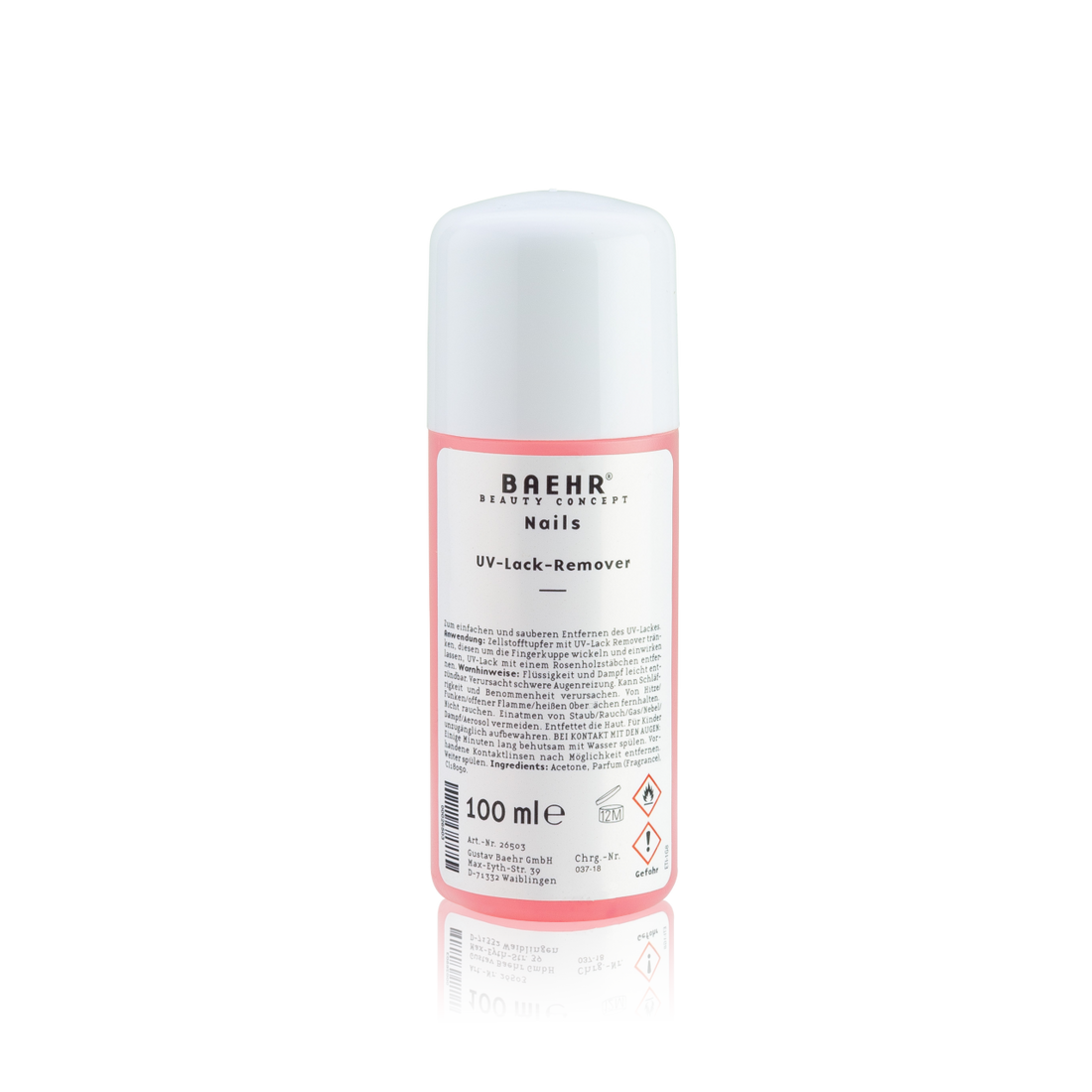 Beahr Beauty Concept UV-Lack Remover Flasche 100 ml