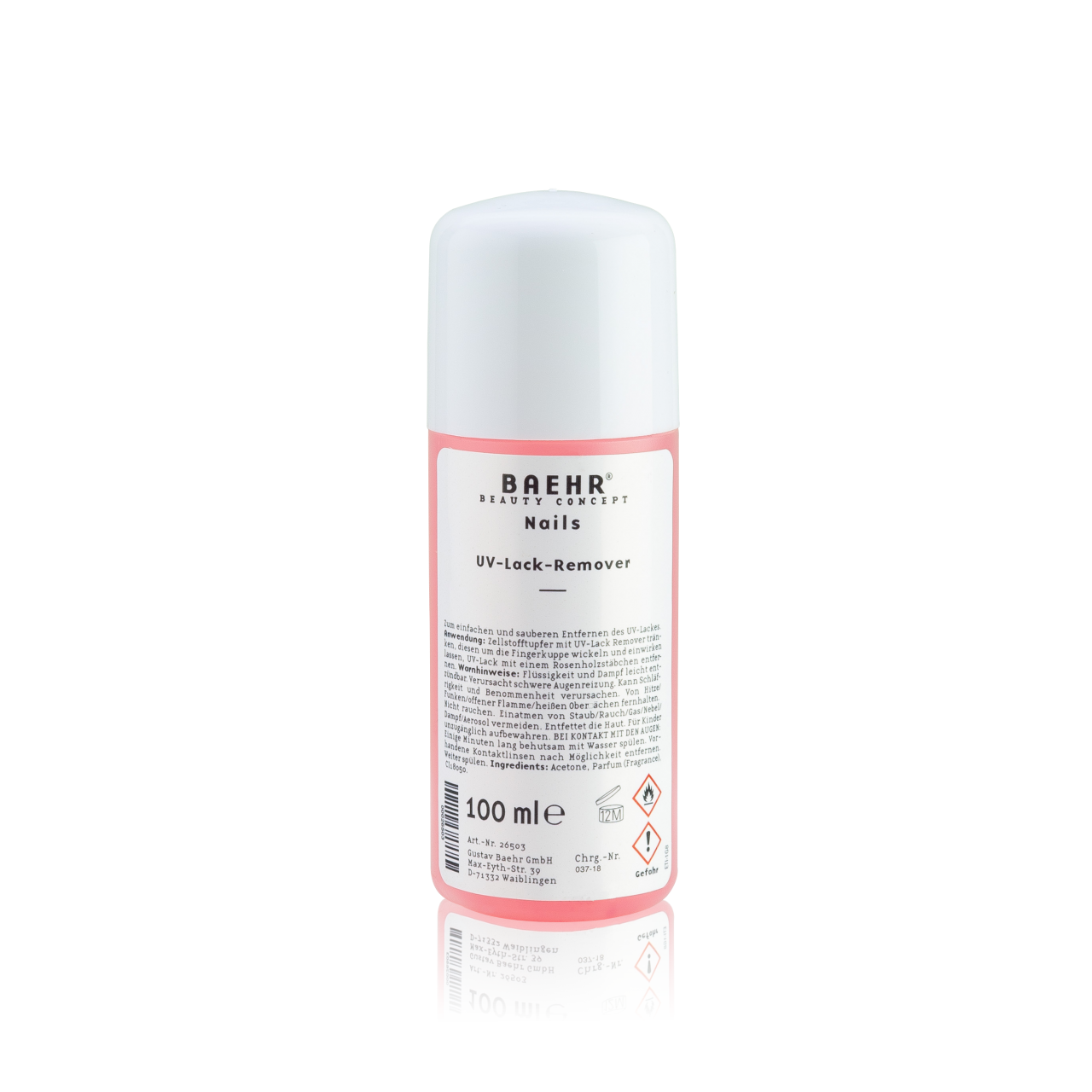 Beahr Beauty Concept UV-Lack Remover Flasche 100 ml
