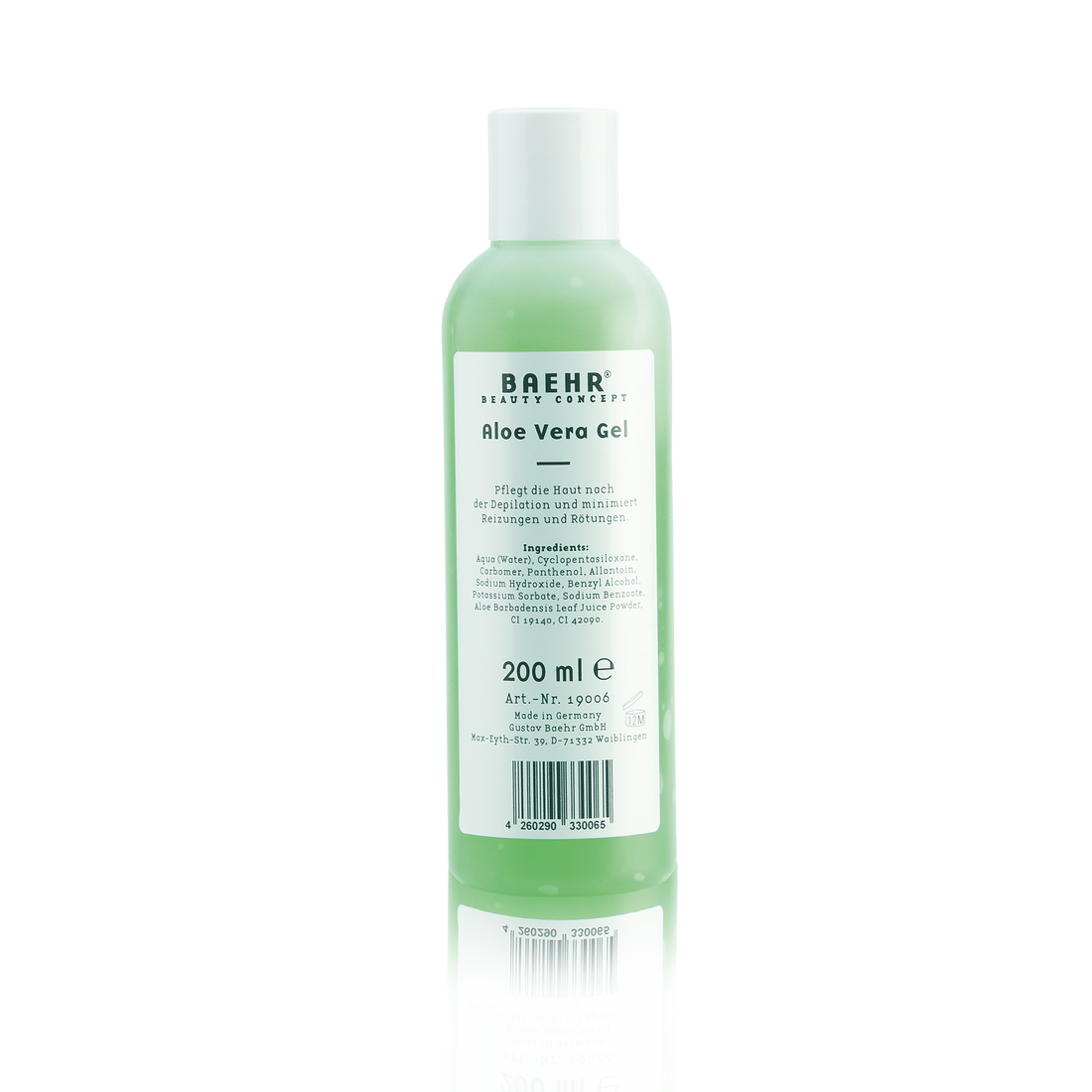 Aloe Vera Gel Flasche