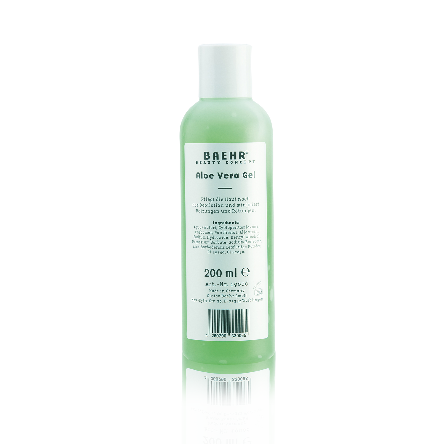 Aloe Vera Gel Flasche