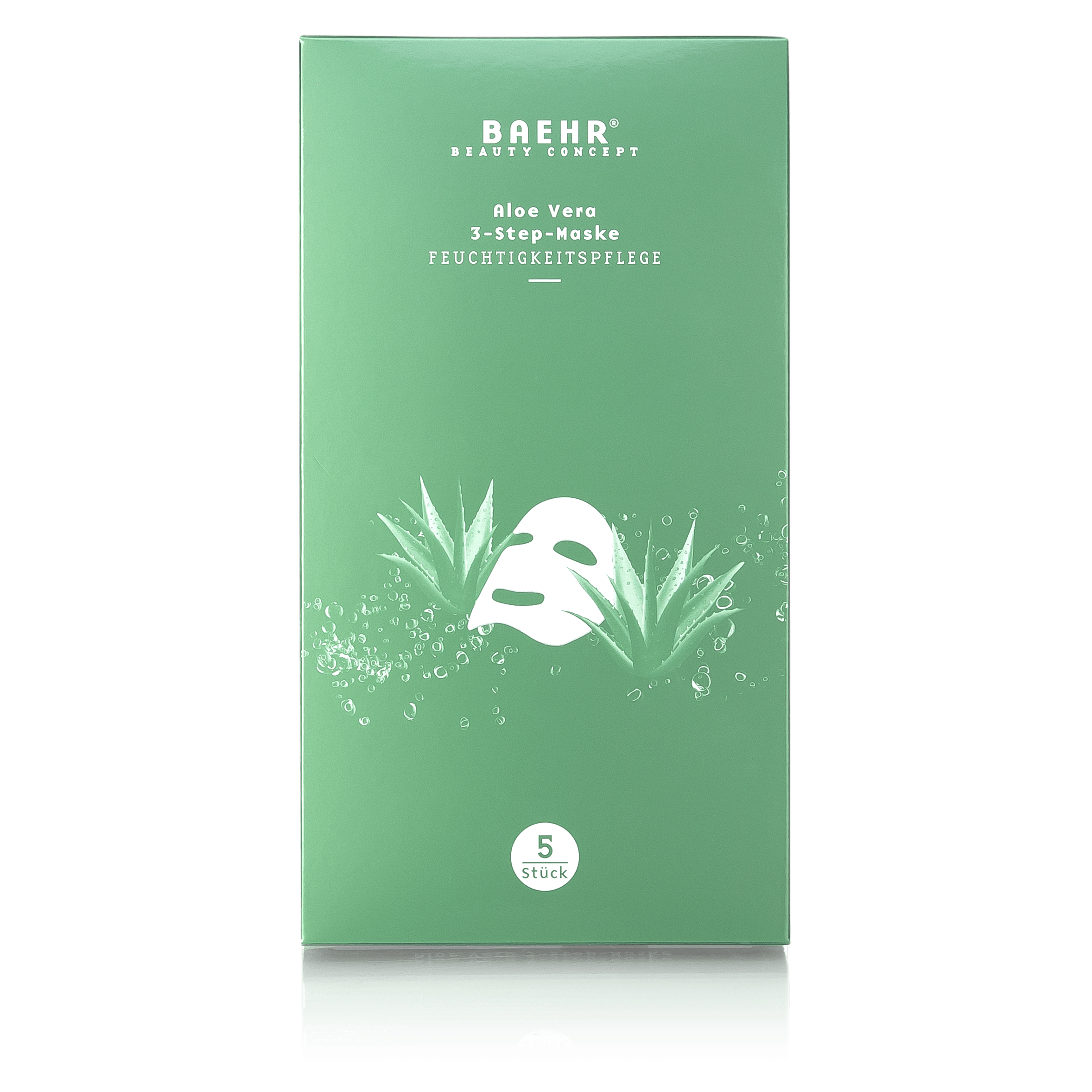BAEHR BEAUTY CONCEPT Aloe Vera 3-Step-Maske 5 Stk.