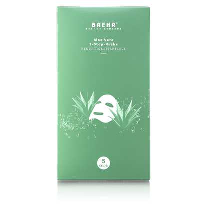 BAEHR BEAUTY CONCEPT Aloe Vera 3-Step-Maske 5 Stk.