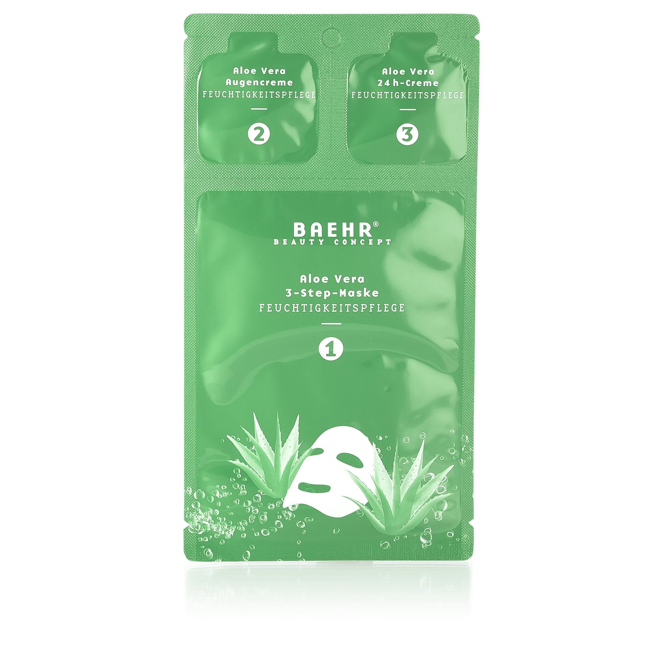 BAEHR BEAUTY CONCEPT Aloe Vera 3-Step-Maske 5 Stk.