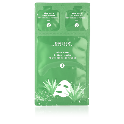 BAEHR BEAUTY CONCEPT Aloe Vera 3-Step-Maske 5 Stk.