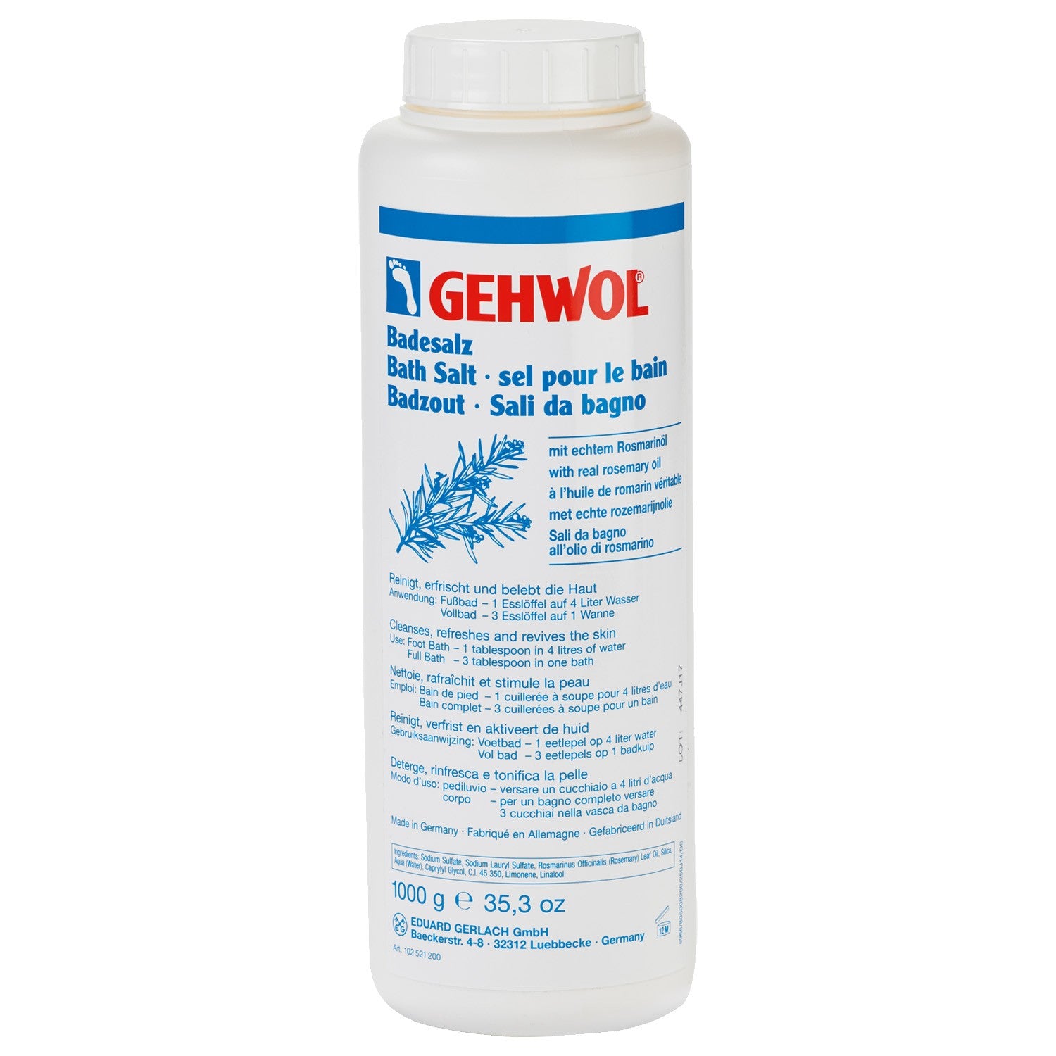 Gehwol Badesalz 1000g