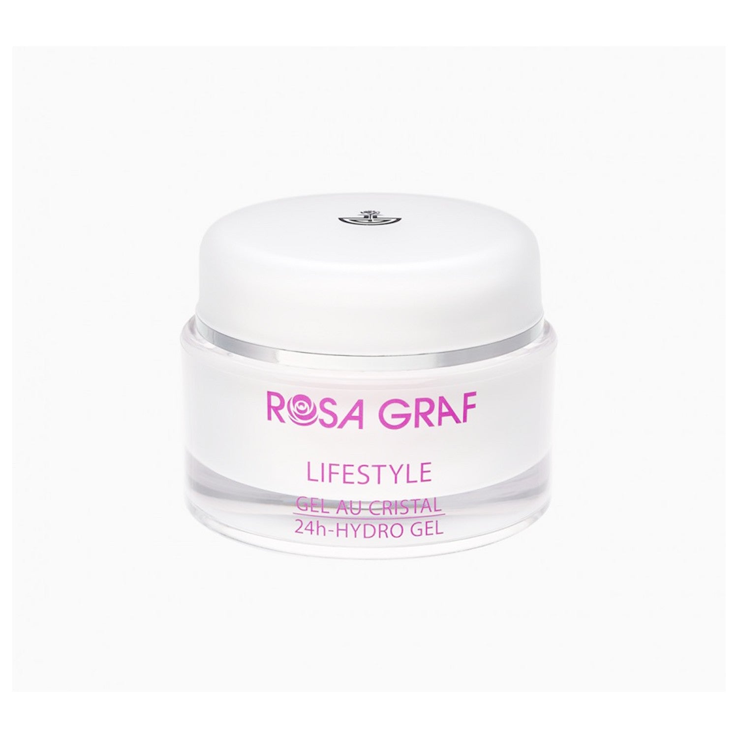 Rosa Graf Gel au Cristal