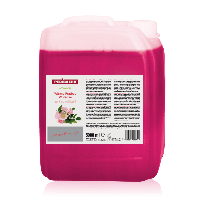 Wärmebad-Fußbad Wildrose 5000ml