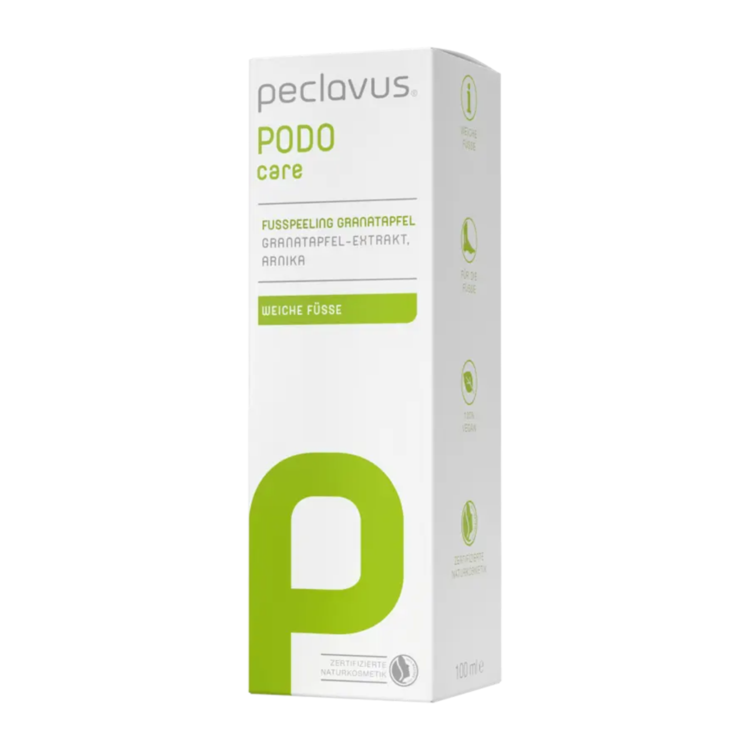 Peclavus PODOcare Fußpeeling Granatapfel 100ml