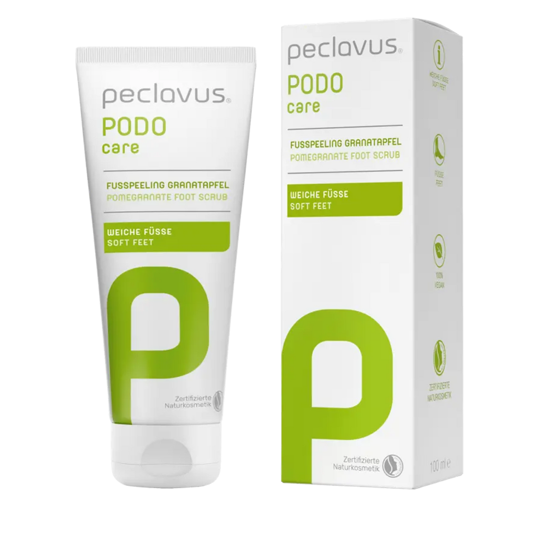 Peclavus PODOcare Fußpeeling Granatapfel 100ml