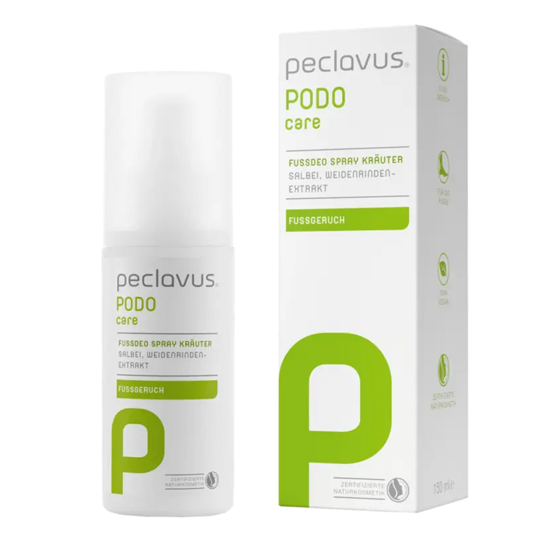 Peclavus PODOcare Fußdeo Spray Kräuter 150ml
