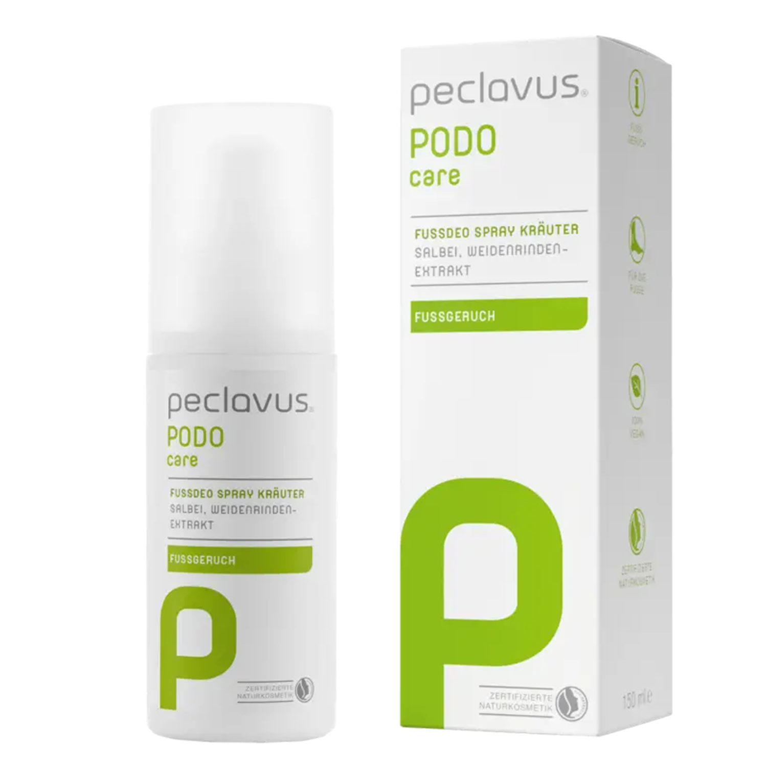 Peclavus PODOcare Fußdeo Spray Kräuter 150ml