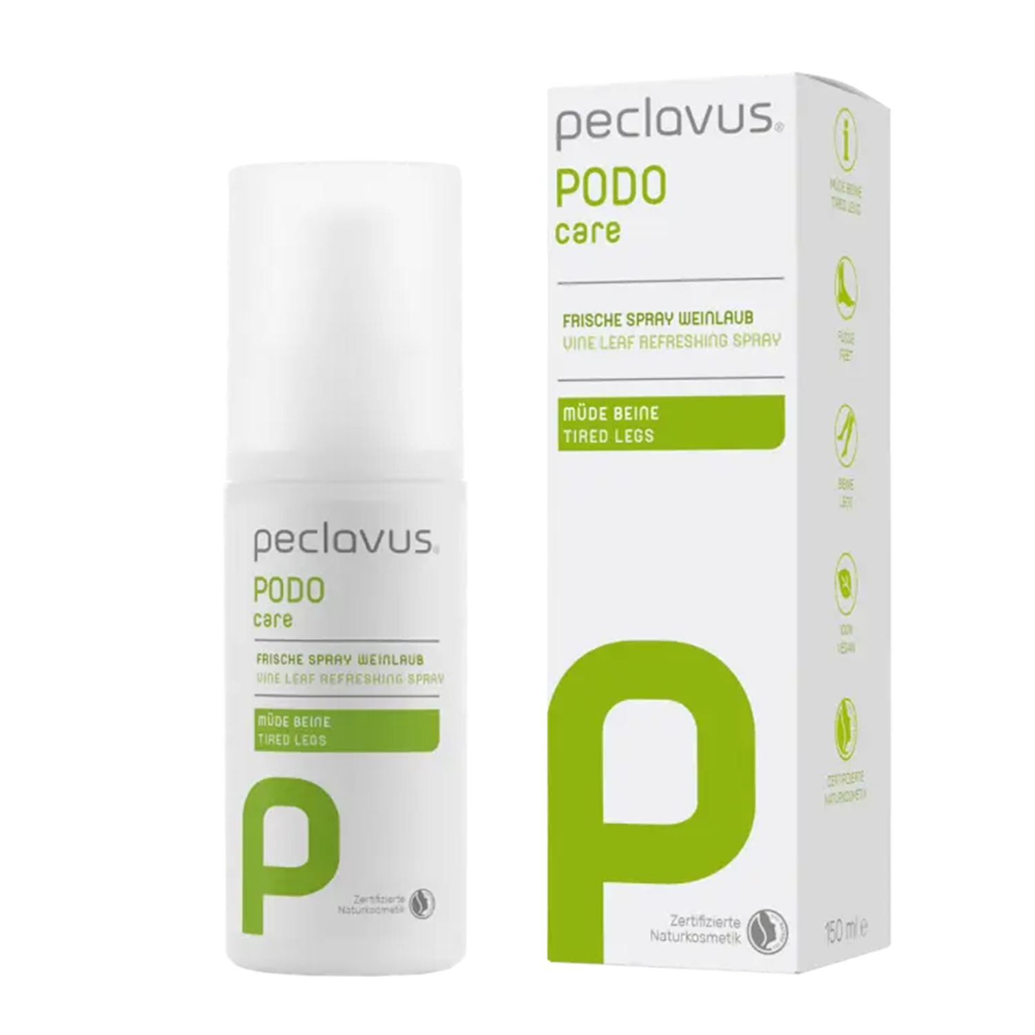 Peclavus PODOcare Frische Spray Weinlaub 150ml