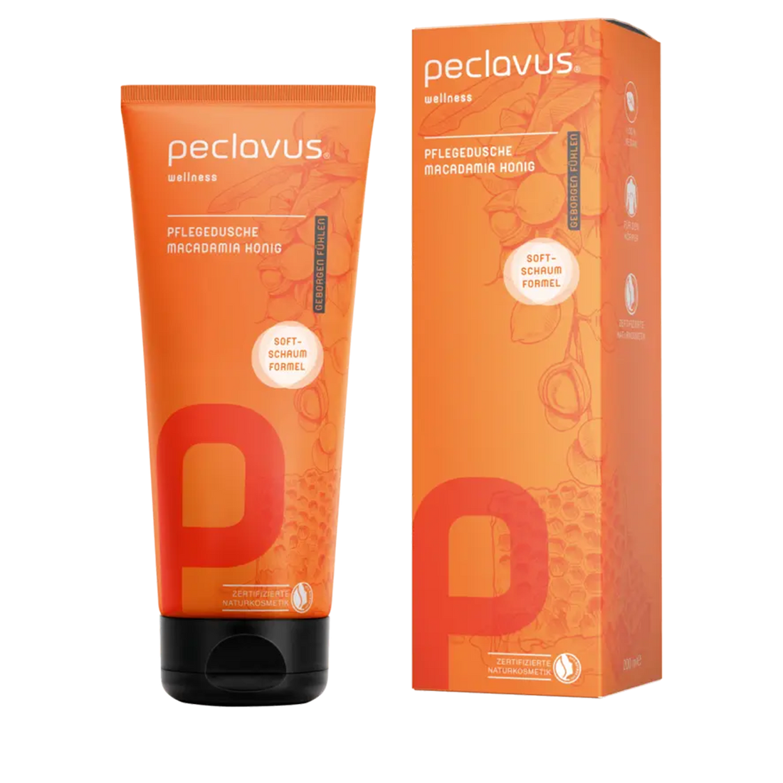 Peclavus wellness Pflegedusche Macadamia Honig 200ml