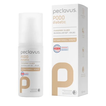 Peclavus PODOdiabetic Fußspray Silber 150ml